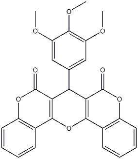 7-(3,4,5-trimethoxyphenyl)-6H,7H,8H-chromeno[3',4':5,6]pyrano[3,2-c]chromene-6,8-dione