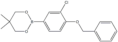 2-(4-Benzyloxy-3-chlorophenyl)-5,5-dimethyl-1,3,2-dioxaborinane