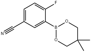 3-(5,5-Dimethyl-1,3,2-dioxaborinan-2-yl)-4-fluorobenzonitrile