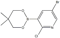 5-Bromo-2-chloro-3-(5,5-dimethyl-1,3,2-dioxaborinan-2-yl)pyridine