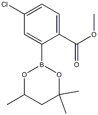 Methyl 4-chloro-2-(4,4,6-trimethyl-1,3,2-dioxaborinan-2-yl)benzoate