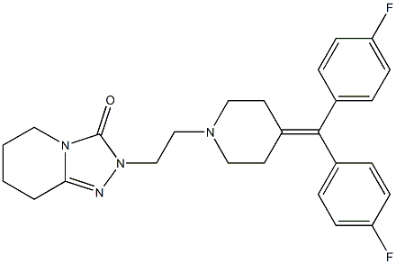 2-[2-[4-[Bis(4-fluorophenyl)methylene]-1-piperidinyl]ethyl]-5,6,7,8-tetrahydro-1,2,4-triazolo[4,3-a]pyridin-3(2H)-one