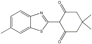 2-(6-Methylbenzothiazol-2-yl)-5,5-dimethylcyclohexane-1,3-dione,2-(6-Methylbenzothiazol-2-yl)-5,5-dimethylcyclohexane-1,3-dione