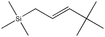 1-(Trimethylsilyl)-4,4-dimethyl-2-pentene Structural