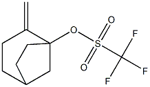 Trifluoromethanesulfonic acid 2-methylenebicyclo[3.2.1]octan-1-yl ester Structural