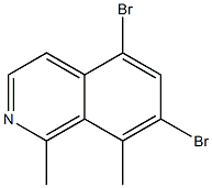 1,8-Dimethyl-5,7-dibromoisoquinoline