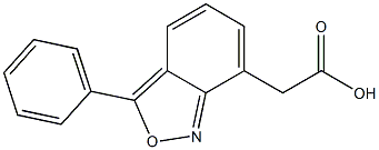 3-Phenyl-2,1-benzisoxazole-7-acetic acid Structural