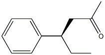 (4R)-4-Phenylhexane-2-one Structural