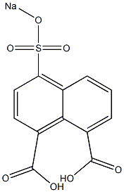 4-(Sodiosulfo)-1,8-naphthalenedicarboxylic acid Structural