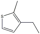 3-Ethyl-2-methylthiophene Structural