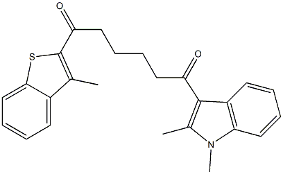 1-(1,2-DIMETHYL-1H-INDOL-3-YL)-6-(3-METHYL-BENZO[B]THIOPHEN-2-YL)-HEXANE-1,6-DIONE