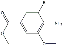 Methyl 4-amino-3-bromo-5-methoxybenzenecarboxylate Structural