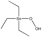 triethyltin hydroperoxide Structural