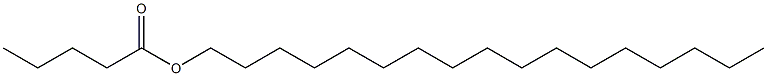 heptadecyl pentanoate Structural