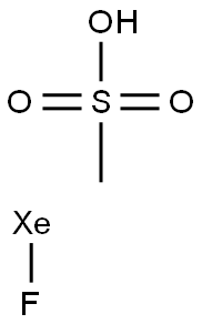 xenon fluoride methanesulfonate Structural