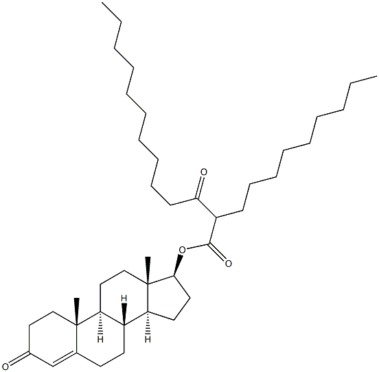 Testosterone 2-Undecanoylundecanoate Structural