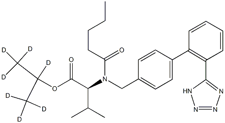 Valsartan Isopropyl-d7 Ester Structural