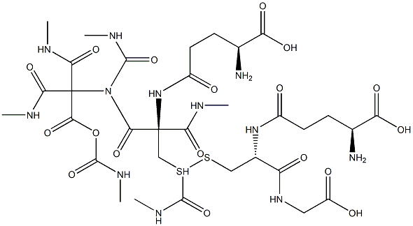 S-(Hexamethylcarbamoyl)glutathione Structural