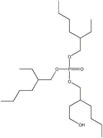 Di-(2-Ethylhexyl) (2-(2-Hydroxyethyl)-hexyl) Phosphate Structural