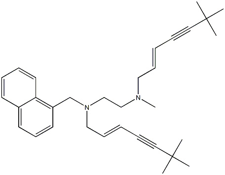 N-[(2E)-6,6-Dimethyl-2-hepten-4-ynyl]-N-methylaminomethyl Terbinafine Structural