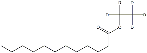 Ethyl-d5 Dodecanoate Structural