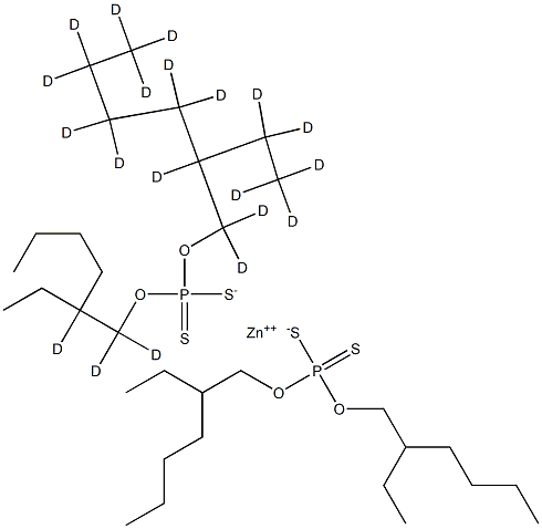 Zinc Bis(2-Ethylhexyl) Phosphorodithioate-d20 Structural
