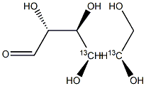 D-Glucose-4,5-13C2 Structural