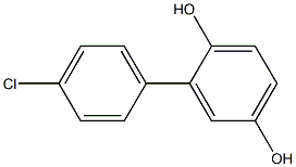 2,5-DIHYDROXY-4'-CHLOROBIPHENYL Structural