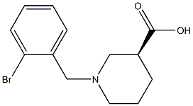 (3S)-1-(2-bromobenzyl)piperidine-3-carboxylic acid