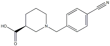 (3S)-1-(4-cyanobenzyl)piperidine-3-carboxylic acid