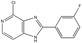 4-chloro-2-(3-fluorophenyl)-1H-imidazo[4,5-c]pyridine