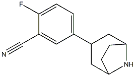 5-(8-azabicyclo[3.2.1]oct-3-yl)-2-fluorobenzonitrile