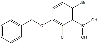 3-Benzyloxy-6-bromo-2-chlorophenylboronic acid