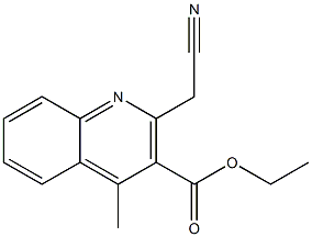 ETHYL 2-(CYANOMETHYL)-4-METHYLQUINOLINE-3-CARBOXYLATE