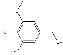 3-CHLORO-4-HYDROXY-5-METHOXYBENZYL ALCOHOL, 98% Structural