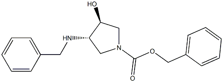 trans-3-Benzylamino-1-Cbz-4-hydroxypyrrolidine