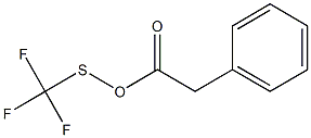 TRIFLUOROMETHYLTHIO PHENYLACETIC ACID Structural