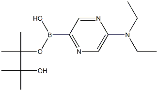 5-DIETHYLAMINOPYRAZINE-2-BORONIC ACID PINACOL ESTER Structural