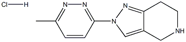 2-(6-METHYLPYRIDAZIN-3-YL)-4,5,6,7-TETRAHYDRO-2H-PYRAZOLO[4,3-C]PYRIDINE HYDROCHLORIDE