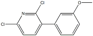 2,6-DICHLORO-3-(3-METHOXYPHENYL)PYRIDINE Structural