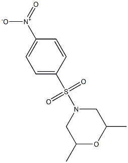 2,6-DIMETHYL-4-(4-NITRO-BENZENESULFONYL)-MORPHOLINE