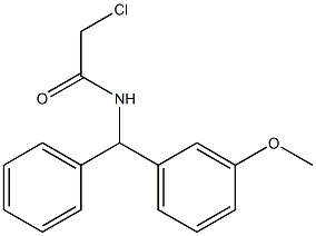 2-CHLORO-N-[(3-METHOXYPHENYL)(PHENYL)METHYL]ACETAMIDE