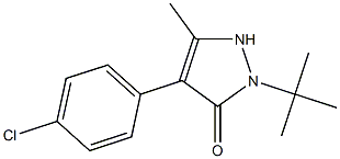 2-(tert-butyl)-4-(4-chlorophenyl)-5-methyl-1,2-dihydro-3H-pyrazol-3-one