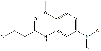 3-chloro-N-(2-methoxy-5-nitrophenyl)propanamide