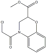 methyl 4-(chloroacetyl)-3,4-dihydro-2H-1,4-benzoxazine-2-carboxylate