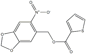 (6-nitro-1,3-benzodioxol-5-yl)methyl 2-thiophenecarboxylate