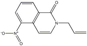 2-allyl-5-nitro-1(2H)-isoquinolinone Structural