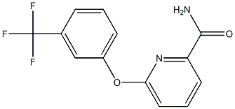 6-[3-(trifluoromethyl)phenoxy]-2-pyridinecarboxamide