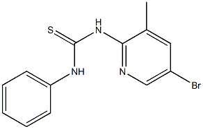 N-(5-bromo-3-methyl-2-pyridinyl)-N'-phenylthiourea