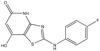 2-(4-fluoroanilino)-7-hydroxy[1,3]thiazolo[4,5-b]pyridin-5(4H)-one